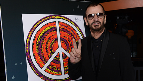 Ringo Starr chats with Danny Lake