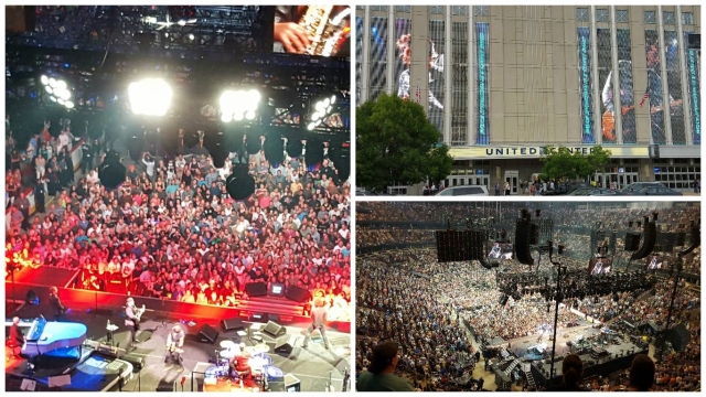 Marti Jones went to see The Boss last night! Bruce Springsteen at the UC!